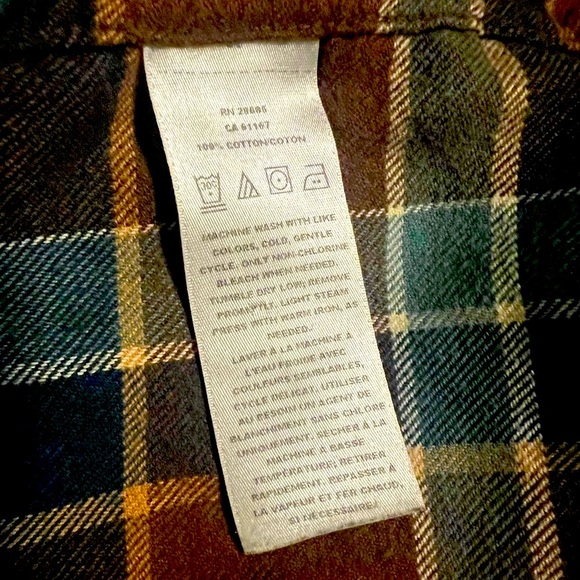 Pendleton Burnside Cotton Flannel Shirt Medium - Picture 4 of 4